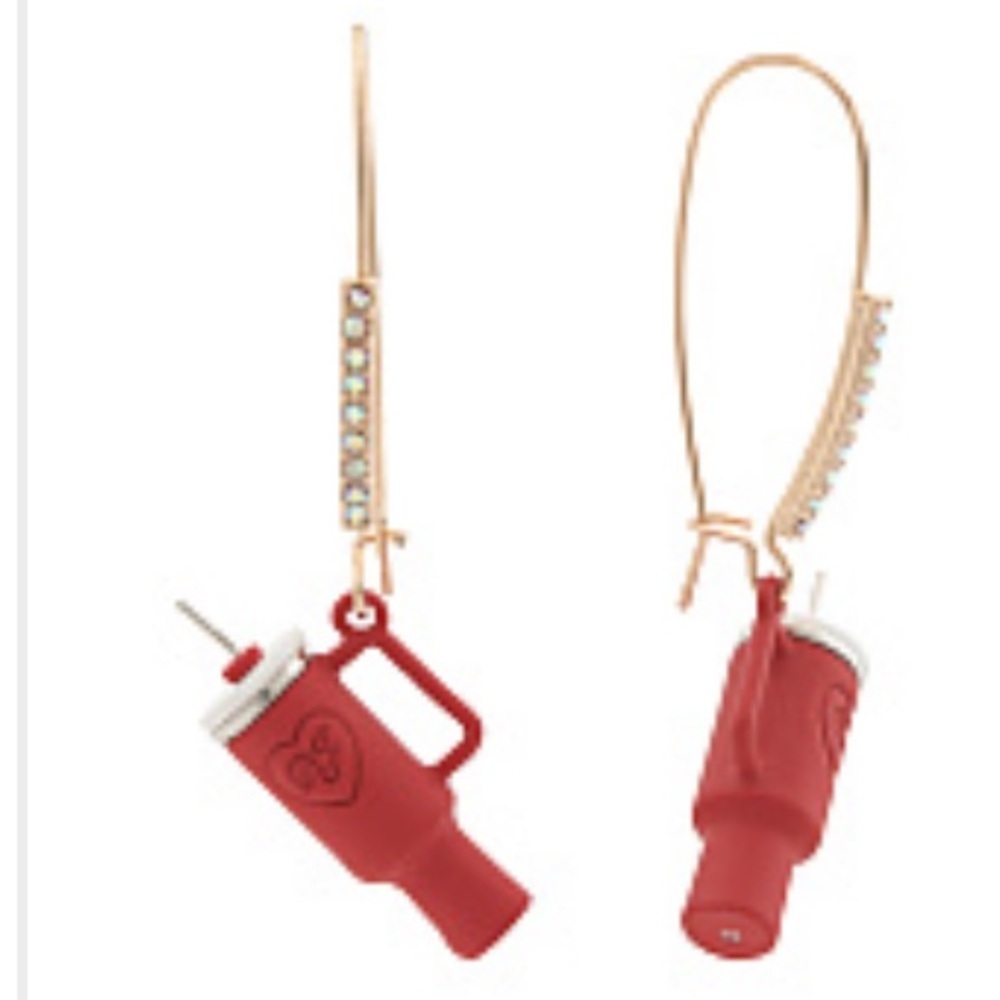 Betsey Johnson Tumbler cup Earrings